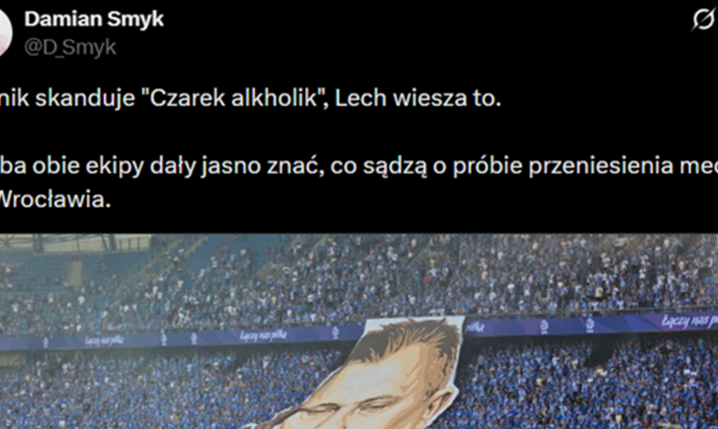 HIT! Oto OPRAWA kibiców Lecha Poznań na dzisiejszy Superpuchar Polski xD